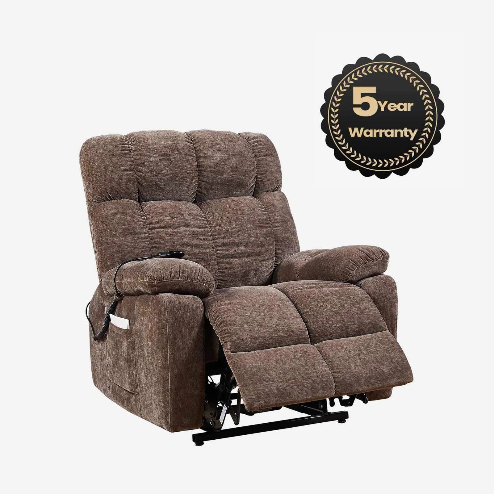 lay flat power lift recliner chairs with 5 year warranty