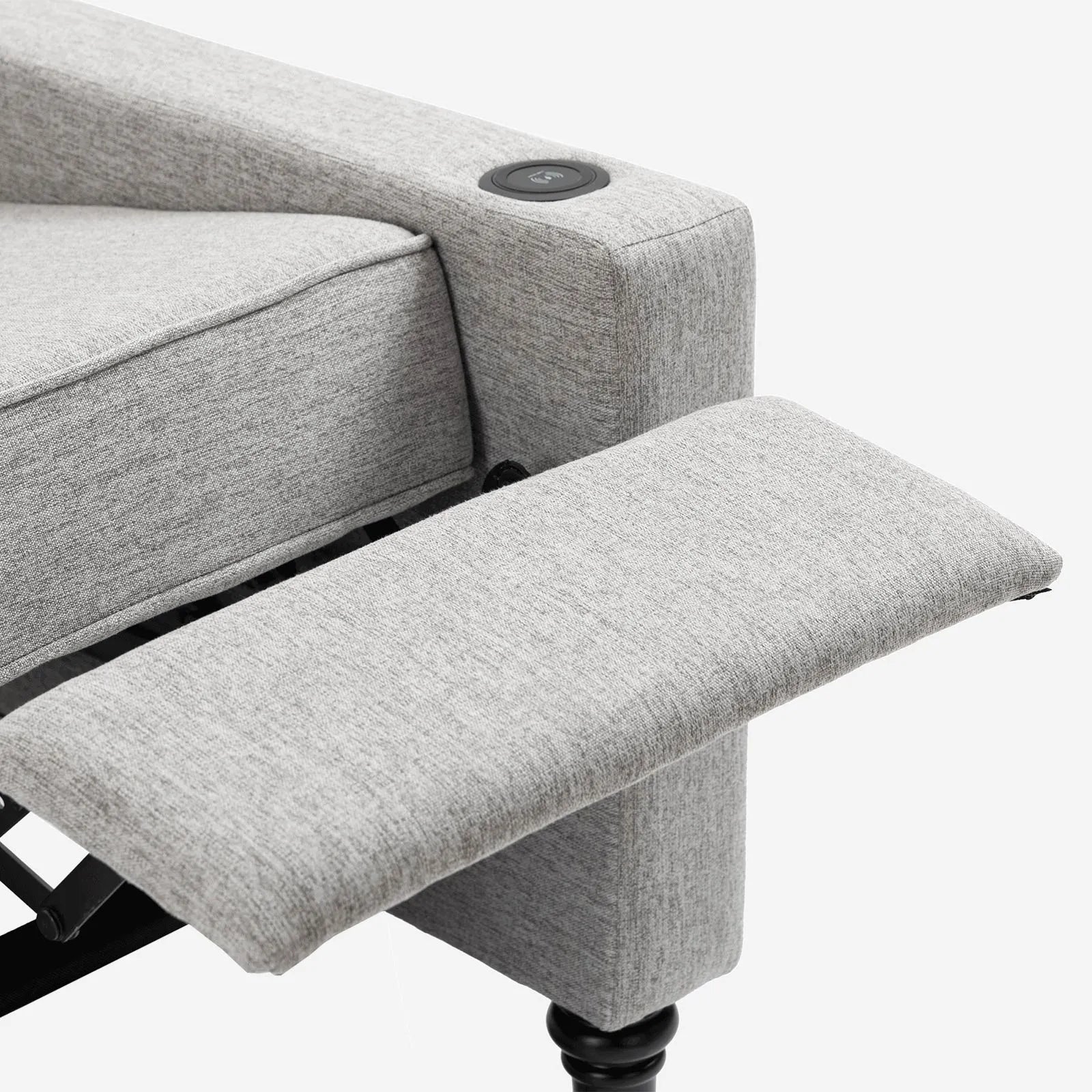 light gray power standard recliners