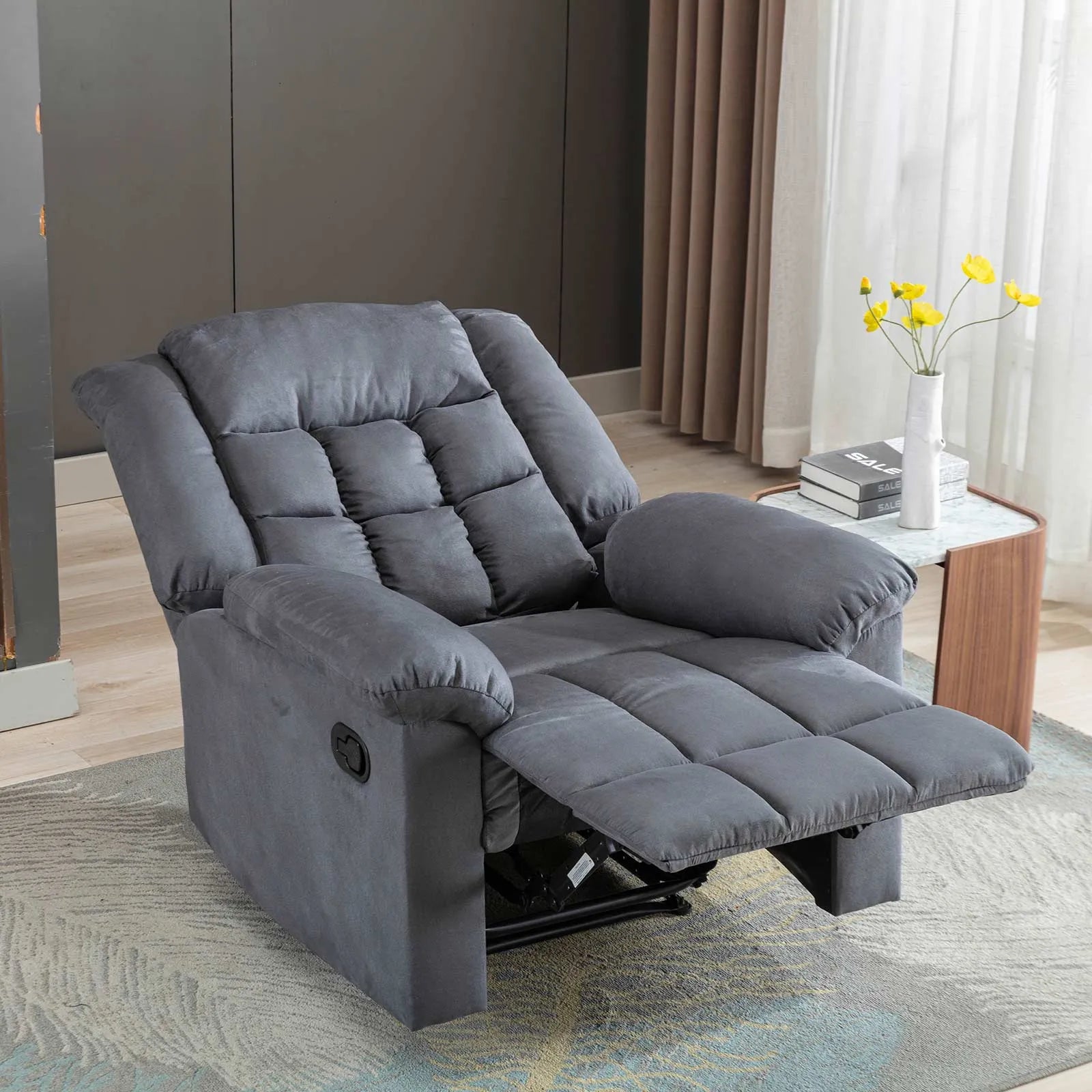 gray power standard recliners